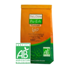 TH� PU-ERH PUR & BIO 20 INFUSETTES SANS AGRAFE