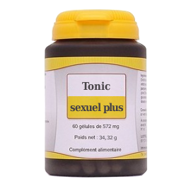 TONIC SEXUEL PLUS 60 GELULES DOSES A 572mg