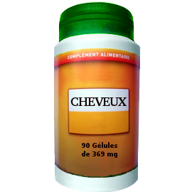 CHEVEUX 90 GÉLULES DOSÉES A 369mg