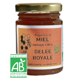 125 G MIEL BIO + GELE ROYALE BIO