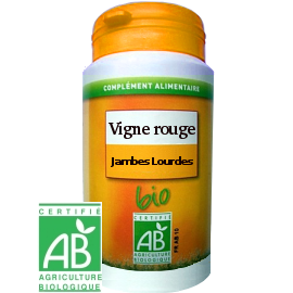 VIGNE ROUGE BIO 100 GLULES DOSES A 280mg